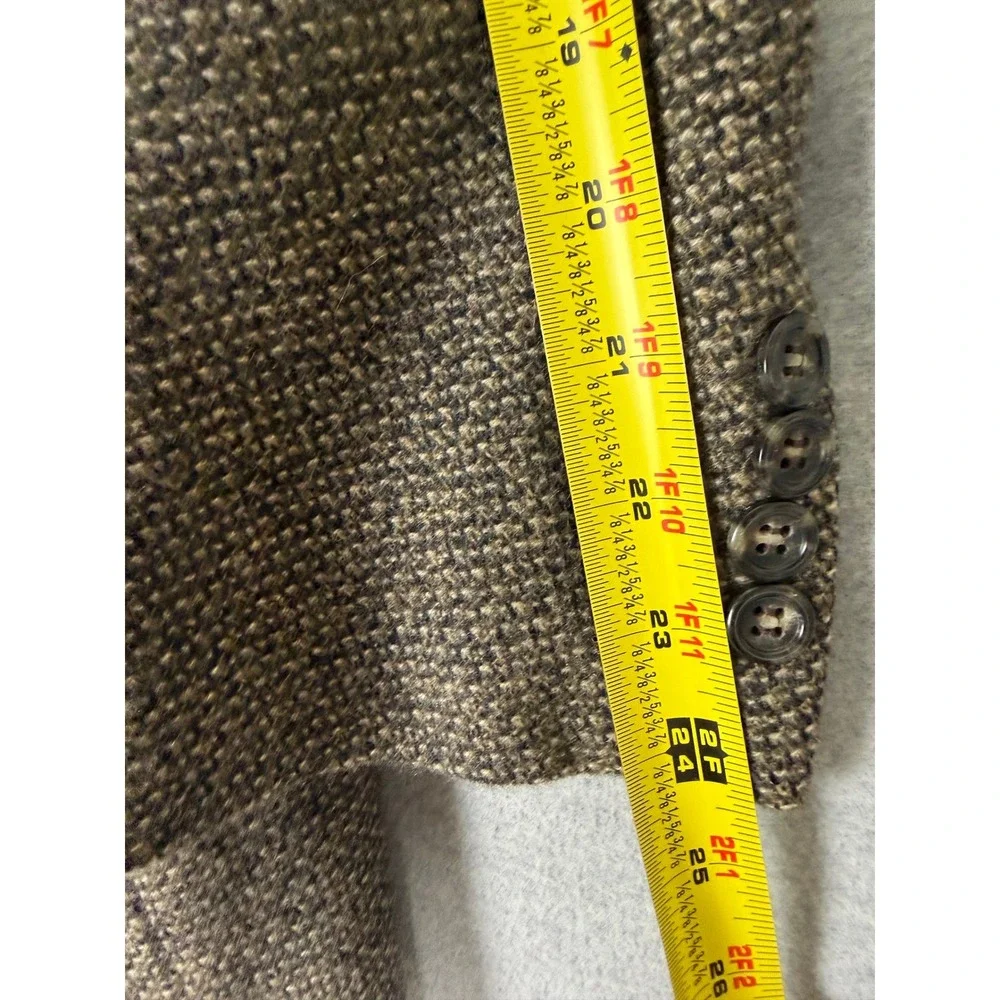 Hugo Boss Einstein 100% Cashmere Blazer Brown Colombo Tweed Sport Coat Mens 40R